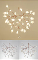 DecorBites™ Branch Design Nordic Chandelier - Rose Gold/Black