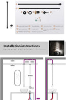 DecorBites™ Brass Black Luxury Bathroom Faucet - Single Handle