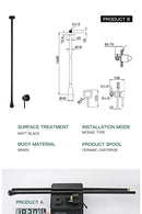 DecorBites™ Brass Black Luxury Bathroom Faucet - Single Handle