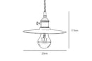 Decorbites brass chandelier industrial dining room pendant light