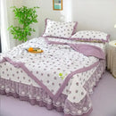 DecorBites™ Breathable Cotton Summer Bedding Set - 4 Pieces