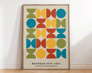 DecorBites™ Bright Geometric Bauhaus Canvas Prints