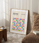 DecorBites™ Bright Geometric Canvas Print for Home Decor