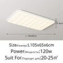 Decorbites bubble led rectangular quilted ceiling light living room