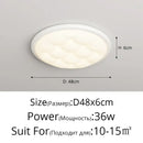 Decorbites bubble led rectangular quilted ceiling light living room