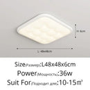 Decorbites bubble led rectangular quilted ceiling light living room