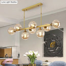 DecorBites™ Bubbles Glass Pendant Light: Stylish Island Hanging Fixture for Postmodern Dining