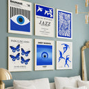 DecorBites™ Butterfly Botanical Canvas Painting for Living Room