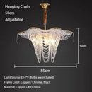 Decorbites butterfly crystal bead large gold chandelier living room