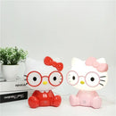 Decorbites cartoon animal led night light red & pink bedroom lamp
