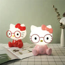 Decorbites cartoon animal led night light red & pink bedroom lamp