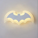 Decorbites cartoon bat wall lamp warm yellow acrylic light bedroom