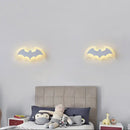 Decorbites cartoon bat wall lamp warm yellow acrylic light bedroom