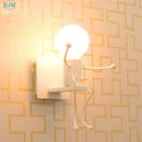 Decorbites cartoon children iron wall lamps for bedroom decor