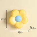 Decorbites cartoon flower vase pink & yellow bedroom wall decor