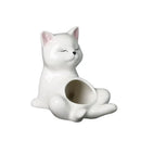 DecorBites™ Cartoon Kitten Ceramic Flowerpot Succulent Cat Plant Pot Garden Decor
