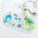 Decorbites cartoon non-slip sea creature bathroom mat for children