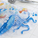 Decorbites cartoon non-slip sea creature bathroom mat for children