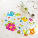 Decorbites cartoon non-slip sea creature bathroom mat for children