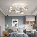 Decorbites cartoon plane chandelier light kids room ceiling lamp