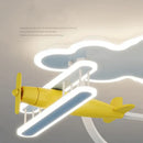 Decorbites cartoon plane chandelier light kids room ceiling lamp