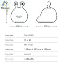 Decorbites cartoon slug night light white silicone bedroom lamp