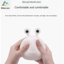 Decorbites cartoon slug night light white silicone bedroom lamp