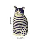 DecorBites™ Cat Polka Dot Resin Flower Bud Vase