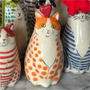 DecorBites™ Cat Polka Dot Resin Flower Bud Vase