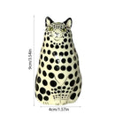 DecorBites™ Cat Polka Dot Resin Flower Bud Vase