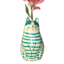 DecorBites™ Cat Polka Dot Resin Flower Bud Vase