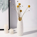DecorBites™ Ceramic-Look Plastic Flower Pots for Home and Garden