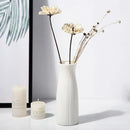 DecorBites™ Ceramic-Look Plastic Flower Pots for Home and Garden