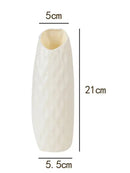 DecorBites™ Ceramic-Look Plastic Flower Pots for Home and Garden