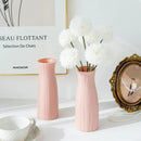DecorBites™ Ceramic-Look Plastic Flower Pots for Home and Garden