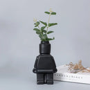 DecorBites™ Ceramic Robot Vase - Nordic Style Home Decor