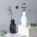 DecorBites™ Ceramic Robot Vase - Nordic Style Home Decor