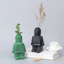 DecorBites™ Ceramic Robot Vase - Nordic Style Home Decor