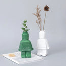 DecorBites™ Ceramic Robot Vase - Nordic Style Home Decor