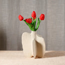 DecorBites™ Ceramic Sea Vase with Nordic Modern Decor