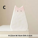 DecorBites™ Charming Cat-Inspired Ceramic Vase