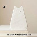 DecorBites™ Charming Cat-Inspired Ceramic Vase