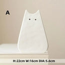 DecorBites™ Charming Cat-Inspired Ceramic Vase