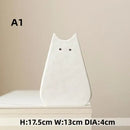 DecorBites™ Charming Cat-Inspired Ceramic Vase