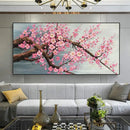 DecorBites™ Cherry Blossom Canvas Art for Modern Living Room