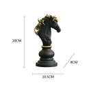 DecorBites™ Chess Pieces Figurines: The Queen's Gambit Decor for Home & Office