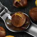 Ergonomic stainless steel chestnut opener kitchen cracker tool