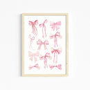 DecorBites™ Chic Pink Wall Art for Girls' Room