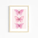 DecorBites™ Chic Pink Wall Art for Girls' Room