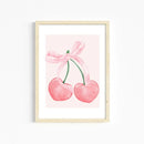 DecorBites™ Chic Pink Wall Art for Girls' Room